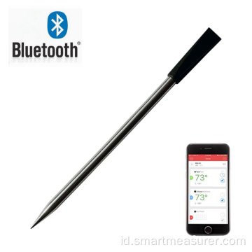 2021 Desain Terbaru Smart Bluetooth Wireless BBQ Meat Probe Digital Thermometer dengan APLIKASI Gratis